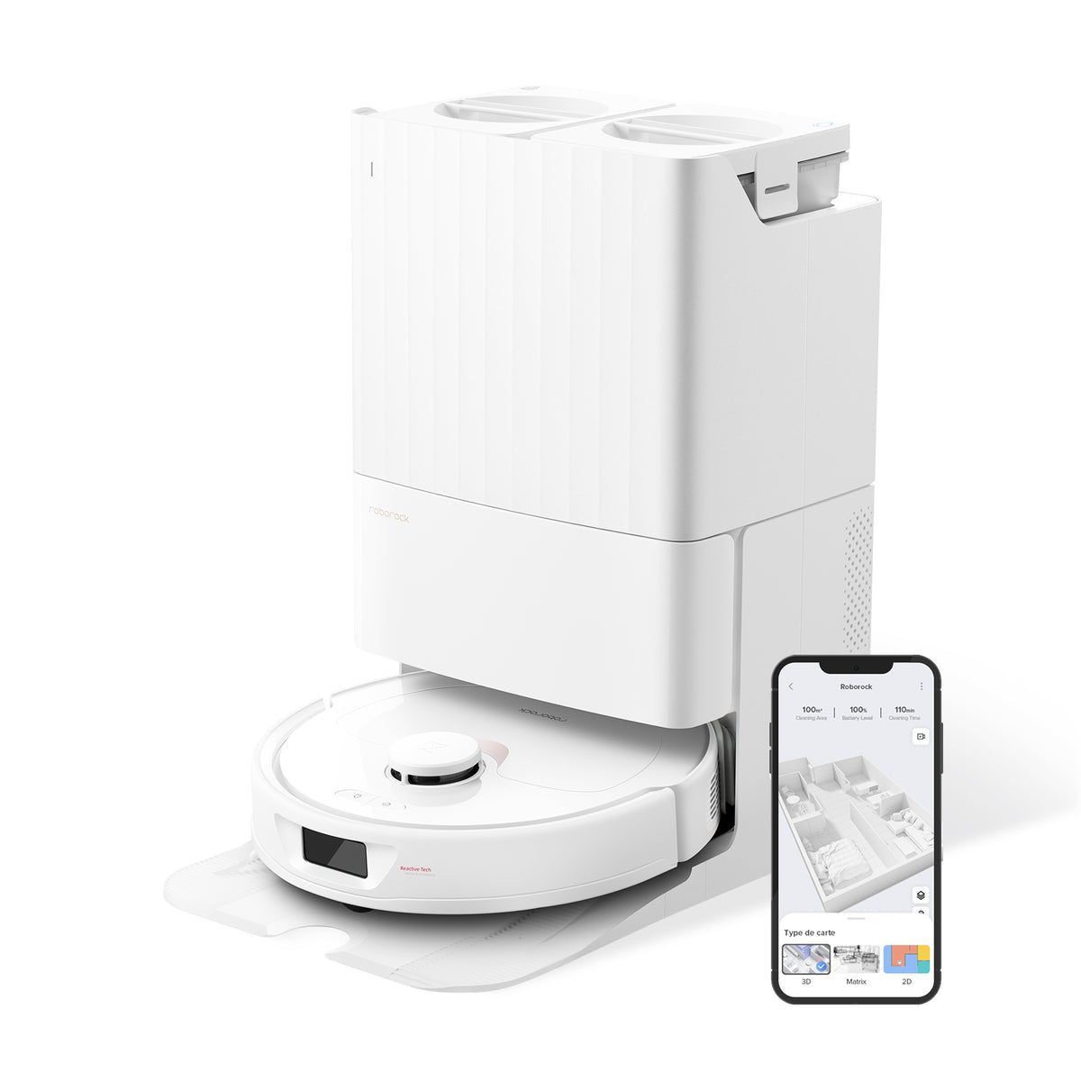 Roborock Q Revo Robotic Vacuum With Multifunctional Dock Roborock roborock-q-revo-robotic-vacuum-with-multifunctional-dock-roborock